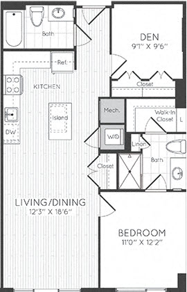 Apartment 0402 floorplan